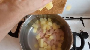 Наваристый куриный суп из пакетика