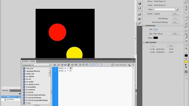 Урок 1 Движение фигуры по клику смотреть онлайн