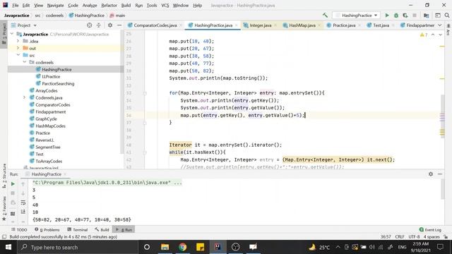 Data structures & Algorithms(Telugu) - 9.2 Iterating a HashMap - (Logical analysis)