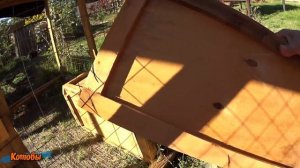 Кормушка для кроликов своими руками! Уличный вариант - для сена.