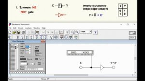 Видеоурок 1 4  Элементы НЕ  Часть 2