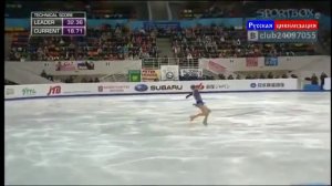 Юлия Липницкая заняла 1 место- Julia Lipnitskaya won 1 place