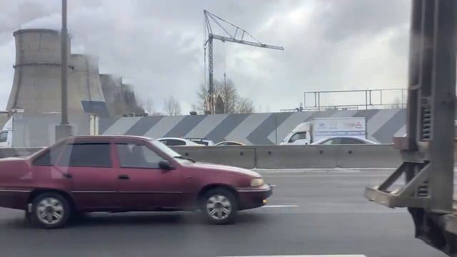 Поездка на автобусе М78 от метро Выхино до метро Орехово