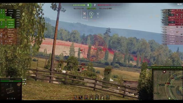 P.44 Pantera. Прокачиваемый СТ (Италия). Карта Прохоровка. №-9 смотреть онлайн