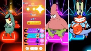 Plankton 🆚 Sandy 🆚 Patrick 🆚 Mr Crab 🎶 Who Is Best?