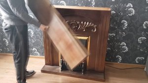 Моё первое столярное изделие - портал для камина