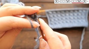 Коса – резинка, узор спицами ? Cable rib knitting pattern