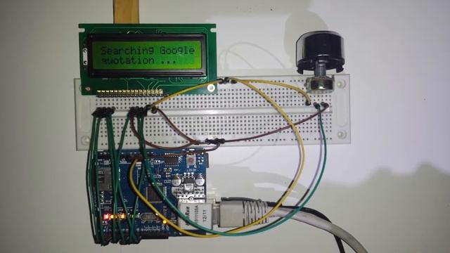 Google Stock quotation with arduino + ethernet shield + LCD смотреть онлайн