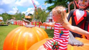 Nastya and papa sleeping at farm sheep