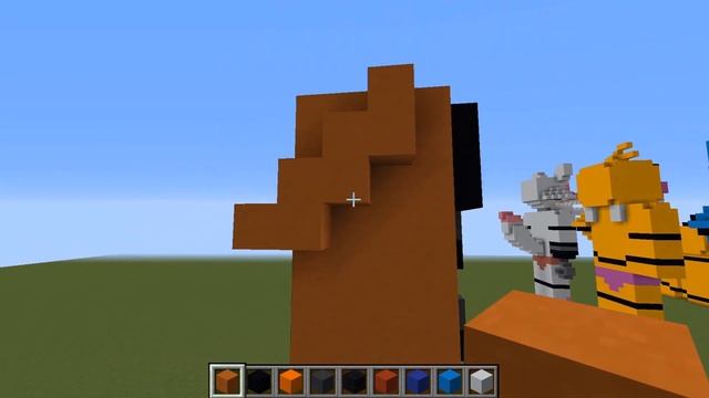 Minecraft Tutorial RE-DO: Updated Toy Freddy Statue Five Nights at Freddys 2