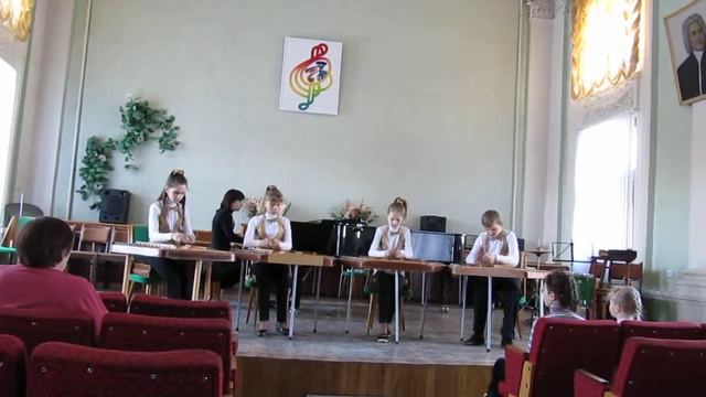 А.Мдивани  " Пастушок" ансамбль цимбалистов