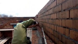 Стена в кирпич,легко и ровно сложить самому