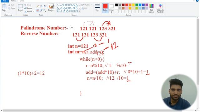 Palindrome Number || Reverse Number || coding ved || palindrome & reverse number print in java