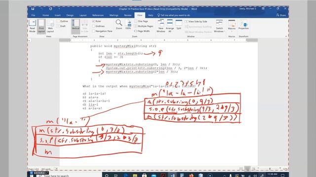 JAVA - Lesson #137 - APCSA - CH. 14 Recursion Practice Quiz #1 смотреть онлайн