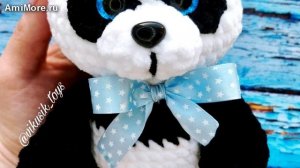 Амигуруми: схема Панда и Коала Любчик. Игрушки вязаные крючком - Free crochet patterns.