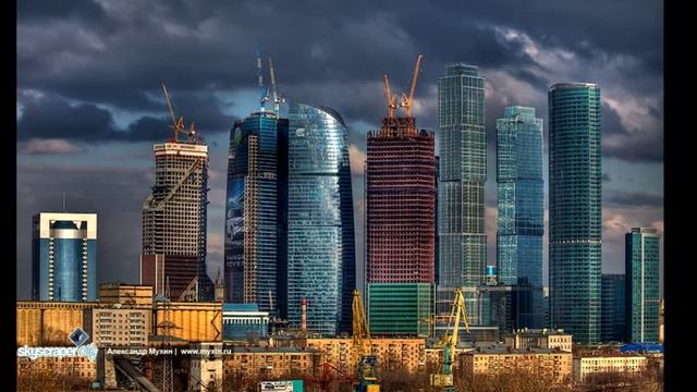 Динамика строительства ММДЦ "Москва-Сити" 2008-2012 смотреть онлайн