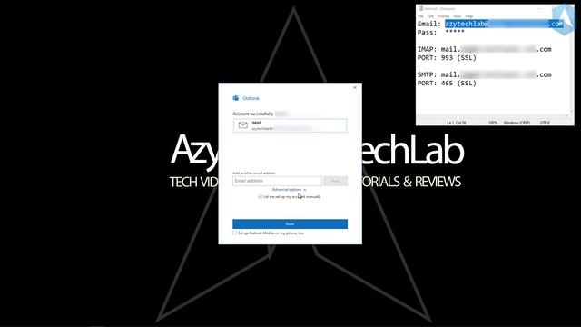 How-To: Setup an IMAP mail with the latest Outlook (2020) смотреть онлайн