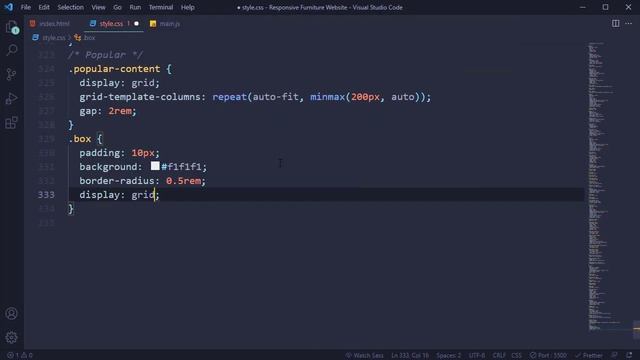 Create a Responsive Furniture Website Design Using HTML CSS & JavaScript ?