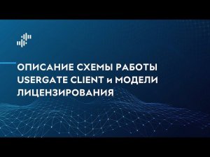 Описание схемы работы UserGate Client и модели лицензирования