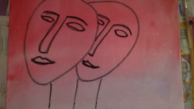 Abstract painting figurative expressionism fauvism contemporary paintings faces