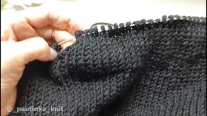 МК Классический Жилет с V-Образным Вырезом #_pautinka_knit #жилет #жилетспицами #каксвязать