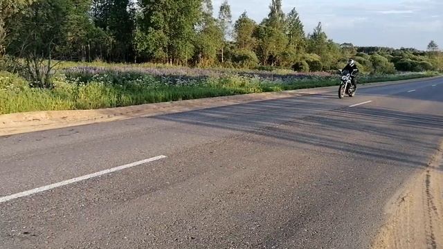Honda bros 650 l звук двигателя с прямоточными глушителями supertrapp. (Engine sound) смотреть онлайн