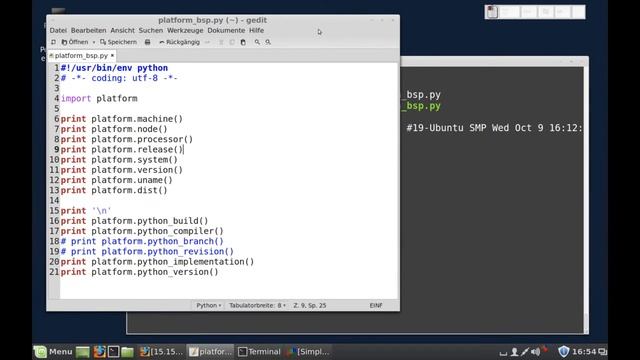 Python-Programmierung - Modul platform смотреть онлайн