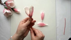 Магнолия из бумаги / Magnolia from  paper