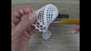 Ажурный КОЛОКОЛЬЧИК на елку #2 + придание формы Объемный ажурный колокольчик