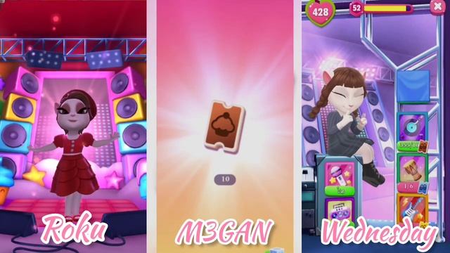 List of the most evil #3 Wednesday vS M3GAN Doll vs Pearl Scary ? My Talking Angela 2 ❤️ Cosplay ? смотреть онлайн