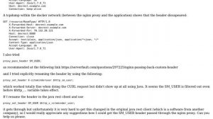 DevOps & SysAdmins: nginx proxy pass removing header SM_USER from java spring rest client request