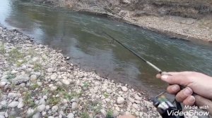 Рыбалка на Ушаковке в черте города.