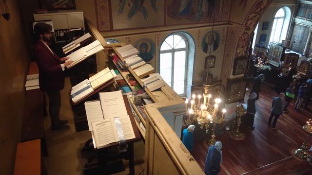 Хор храма Архистратига Михаила - Задостойник Пасхи - знаменный распев смотреть онлайн