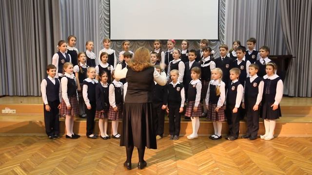 Россия.Москва.Хор 3-х классов.Русская народная песня «Со вьюном я хожу». Обработка С. Благообразова