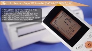 Сплит-система Electrolux Monaco Super DC Inverter (EACS/I-07HM/N3_15Y)