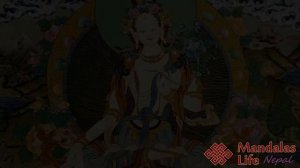 White Tara Tibetan Painting