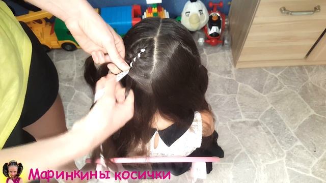 ? ?Прическа для девочки на 1 сентября |? ? Прическа на последний звонок смотреть онлайн