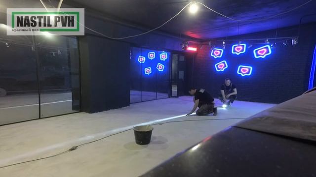 Монтаж гомогенного линолеума Tarkett Tempo Plus 1001 смотреть онлайн