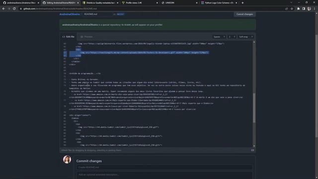 PERFIL PERSONALIZADO NO GITHUB (README) + Gifs e Badges смотреть онлайн