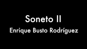 Soneto II