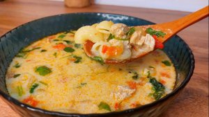 Сливочный суп с курицей рецепт проще простого!