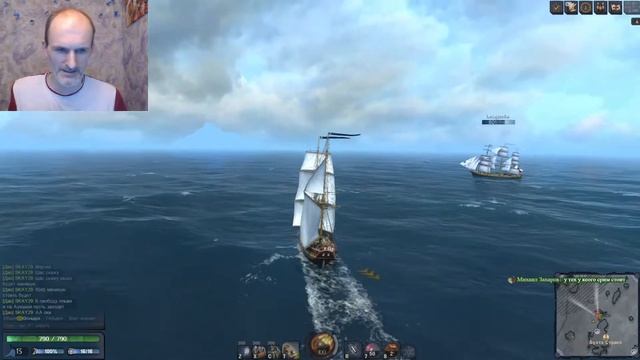 Онлайн-игра про пиратов и парусные корабли "World of Sea Battle" | Стрим смотреть онлайн
