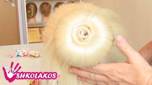 Красивая детская прическа с лентой на средние волосы смотреть онлайн