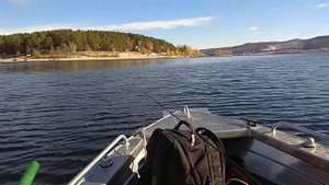 Тактика-390 по Волге вдвоём на моторе Hidea 9.9