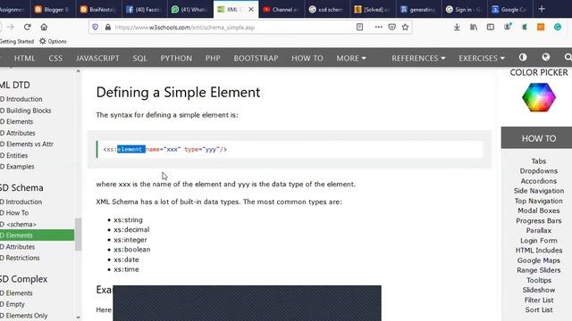 Lesson 4: XML Programming: XML Schema Part 2