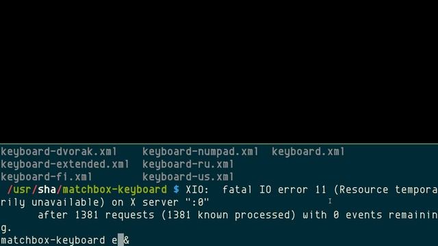 matchbox-keyboard, on-screen virtual/software keyboard смотреть онлайн