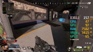 GeForce GTX 1660 -- Intel Core i5-10400F -- Apex Legends FPS Test