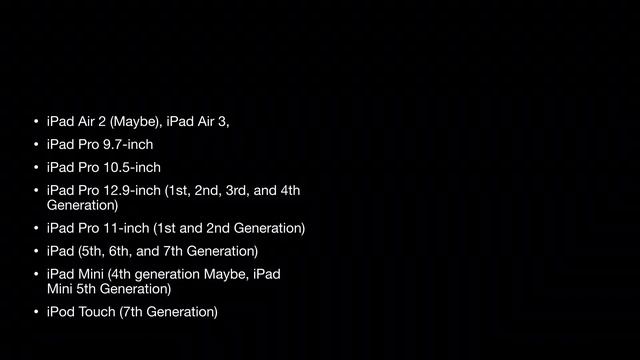iOS 14 and iPadOS 14 Compatibility List смотреть онлайн