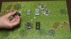 Настольная игра Танковый бой (распаковка)
