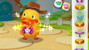 Уточка кушает конфеты и фрукты мультик про утку Мультики для малышей - Живая игрушка Детский канал